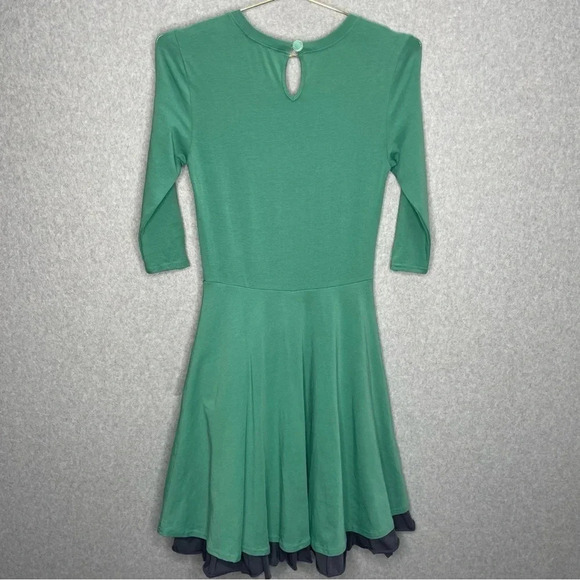 Matilda Jane x Joana Gaines Farmhouse Modest Dress Tiered Layered Jersey Knit - Picture 6 of 8